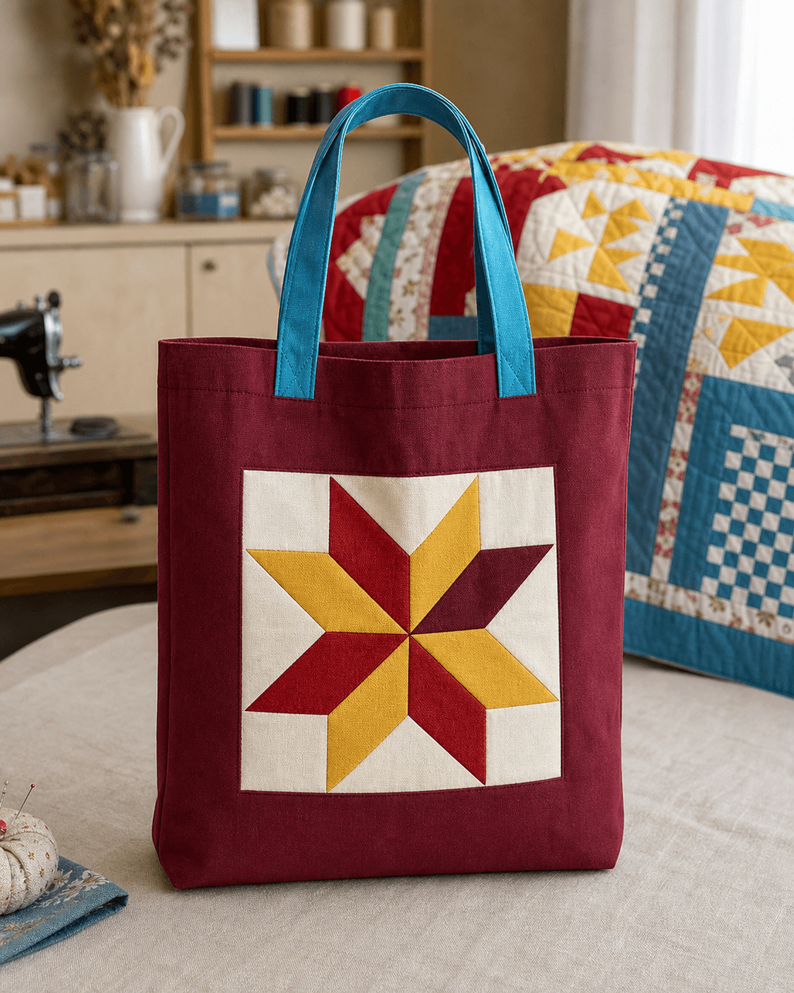 Handgemachte Stofftasche als personalisierte Geschenkidee