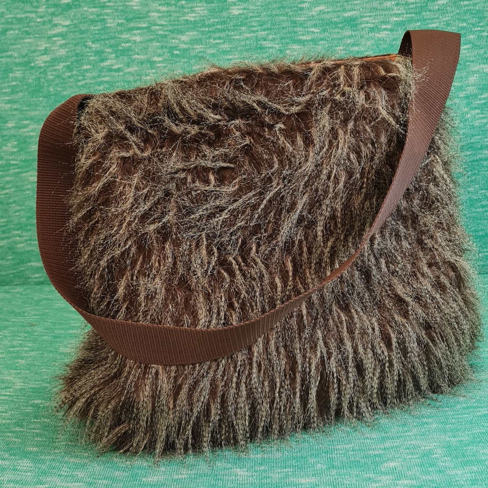 Kunstfell Tasche - handgemachtes Atelierstück aus der Arndt Nähstube